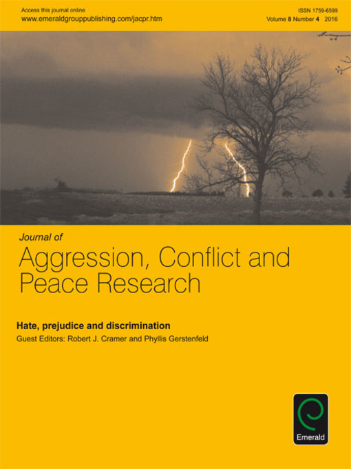 Title details for Journal of Aggression, Conflict and Peace Research, Volume 8, Issue 4 by Robert Cramer - Wait list